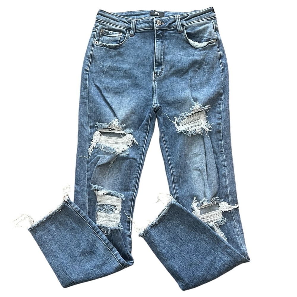 I&M Black Label Juniors Distressed Skinny Jeans Size 9